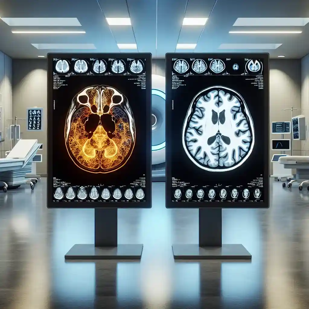 Чем отличается КТ от МРТ головного мозга