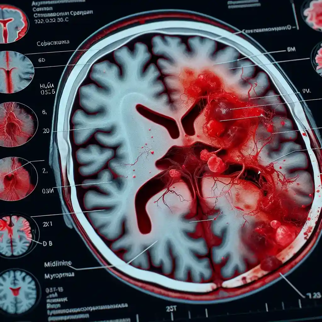 Типичные признаки геморрагического инсульта на КТ  